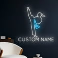 thumbnail image 2 of Handmadetneonsign Karate Girl Neon Sign, Karate Kid Led Sign, Martial Art Led Light, Karate Woman, 2 of 5