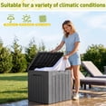 thumbnail image 2 of Homall 2PCS 31 Gallon Outdoor Deck Box In Resin with Seat, 2 of 7