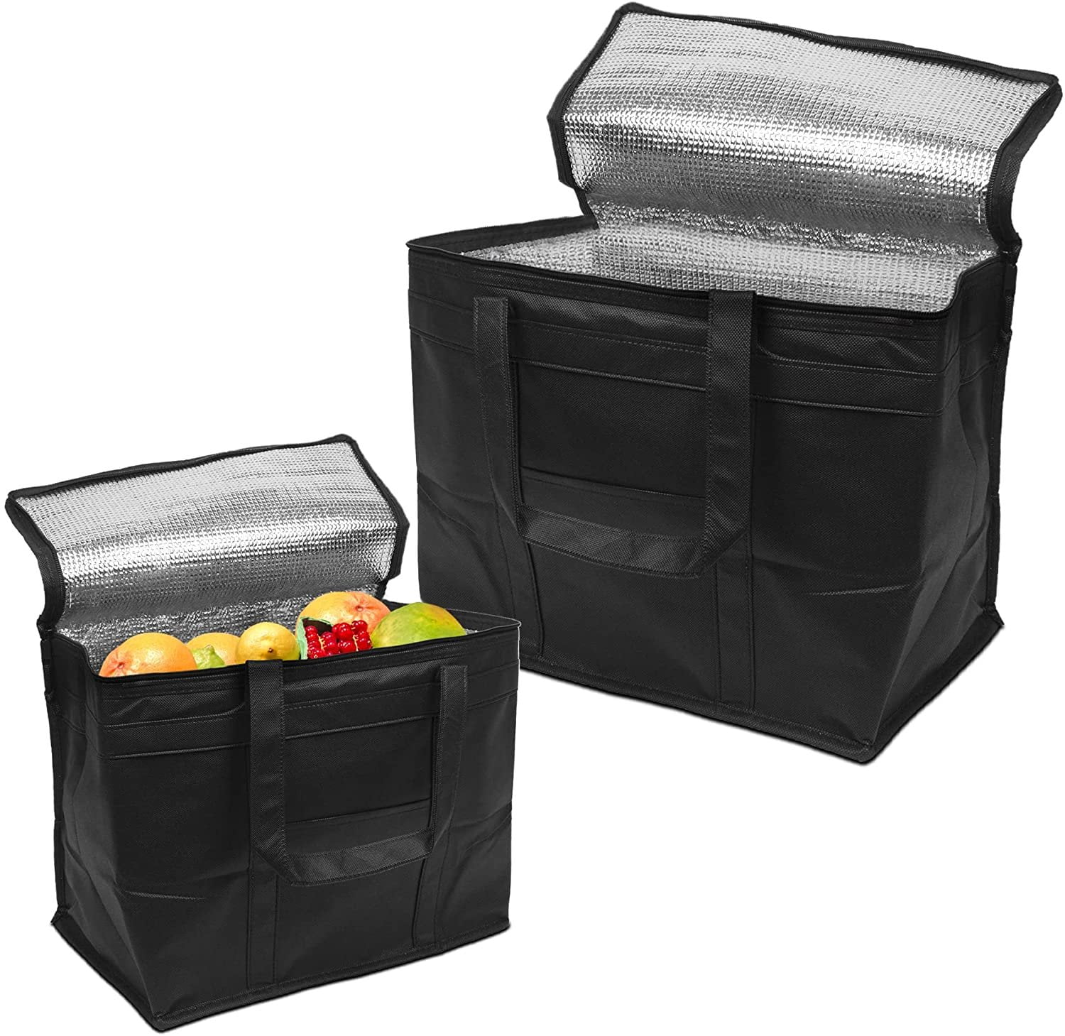 Blak Insulated Shopping Bags 15 x 10 x 10 Insulated Grocery Bag Pack of 40 Insulated Food