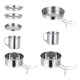 thumbnail image 5 of BESTYASH 1 De Utensilios De Cocina Para Camping Y Picnic En Inoxidable Plateado, 5 of 8