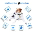 thumbnail image 4 of HLONK Collier de Positionnement Précis pour Chiens Chats Traqueur GPS Or, 4 of 7