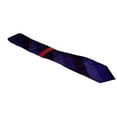 thumbnail image 3 of Alfani Mens Bennington Stripe Self-tied Necktie, Purple, One Size, 3 of 3