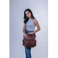 thumbnail image 2 of MOCHILA AVINADA DE PIEL CON TAPA, 2 of 4