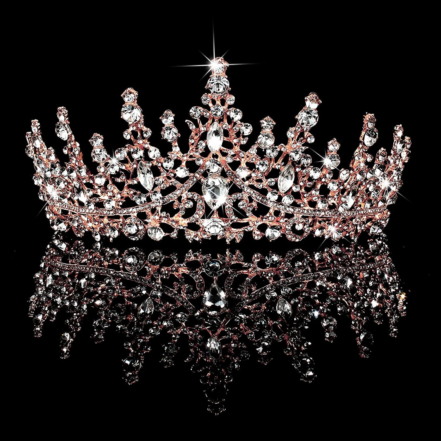 Believe by Brilliance Silver-Plated Mini Tiara with Cubic Zirconia