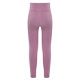thumbnail image 2 of Sholeno Kids Girls Sport Leggings Yoga Pants Compression Tights Running Jogging Sweatpants with Dusty Pink 120, 2 of 8