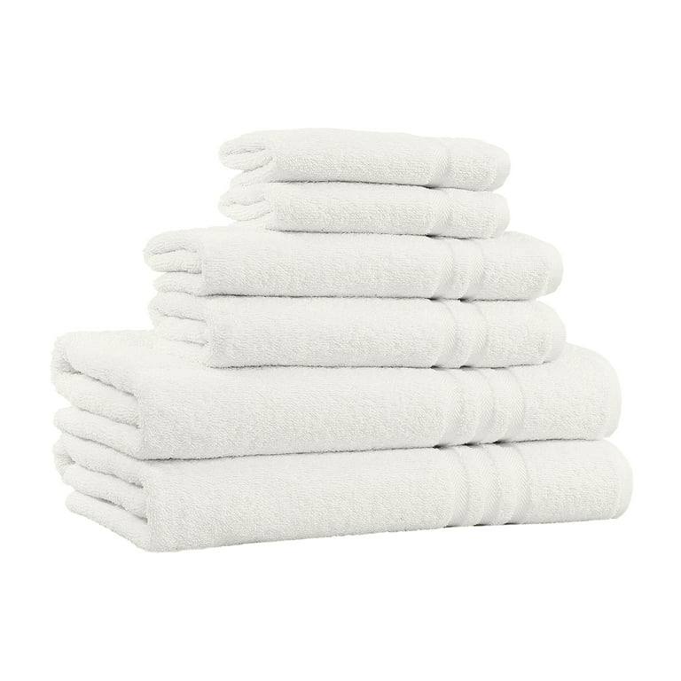 Solid Color Cotton Towels Set, Thickened Soft And Absorbent Towel