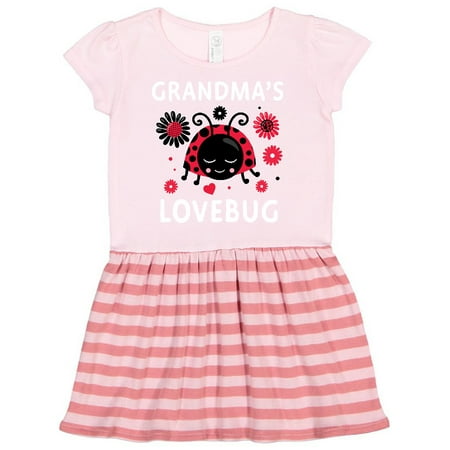 

Inktastic Valentine s Day Grandma s Lovebug Gift Toddler Girl Dress