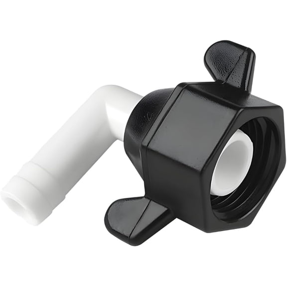 SEAFLO (NO: 51F05) 1/2"-14 FNPT x 3/8" Barbed Angled Universal Pump Fitting for SHURFLO, SEAFLO, Circle River, Johnson, Jabsco, FLOJET, REMCO, Lippert, USA ADVENTURE and other Pumps (10-Pack)