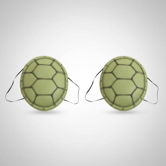 2PCS Fake Turtle Shell Costume Props, Realistic Tortoise Shell Backpack for Halloween Party Cosplay Performance Accessories for All Ages