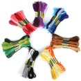 thumbnail image 2 of Advancent Hilos de bordar multicolores Artesanía Colorfast Anti-pilling Costuras Ovillos para la cabeza Diadema Rojo 8 colores Artesanía No.05, 2 of 6