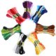 thumbnail image 2 of Monstrate Juego de hilos de bordado de algodón Multicolor, artesanía DIY, ovillos de costura suaves y resistentes al color, para Artesanía No.05, 2 of 6