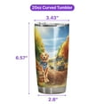 thumbnail image 5 of Goodbye Summer Golden Retriever Hello Fall Time for School 20oz Stainless Steel Tumbler Insulated Cup with Lid Goldens Dog Lover Gifts Idea - 02014, 5 of 5