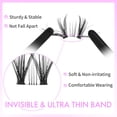 thumbnail image 4 of Kit de extensiones de pestañas VEYESBEAUTY Lash Clusters Whisper 8-16 mm, 4 of 6