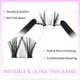 thumbnail image 4 of Kit de extensiones de pestañas VEYESBEAUTY Lash Clusters Whisper 8-16 mm, 4 of 6