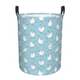 thumbnail image 6 of Lsque Funny Chicken pattern Laundry Hamper Basket, Tall Woven Rope Hamper Basket for Clothes, Lightweight Storage Basket, Collapsible Waterproof-, 6 of 8
