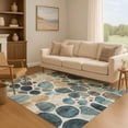 thumbnail image 7 of Addison Rugs Mayfield Premium Machine Washable Transitional Geometric Teal Rectangle Rug, 10' x 14', 7 of 7