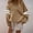 Khaki, variant on Womens Varsity Striped Oversized Sweatshirt Crewneck Long Sleeve Casual Fashion Pullover Top Spring Fall Outfits Khaki XXXXL
