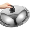 thumbnail image 3 of 2Pcs Stainless Steel Pan Lid Round Pot Lid Frying Pan Cover Pot Pan Lid for Kitchen, 3 of 9