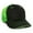 Black/neon Green, variant on GWT-101M Washed Mesh Back-Light Grey/Black