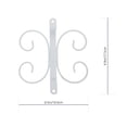 thumbnail image 4 of Shisuyan Goblet Storage Rack White Iron 1Pack 6.9X6.5X1.2In, 4 of 9