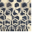 thumbnail image 2 of Aspire Wool Impose Ivory and Navy 8X11, 2 of 5