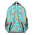 thumbnail image 3 of Golden Retriever and Rose Blue Backpack for School, Cute School Bag with Adjustable Shoulder Straps and Padded Back, 16.9"x12.6"x5.9", 3 of 4