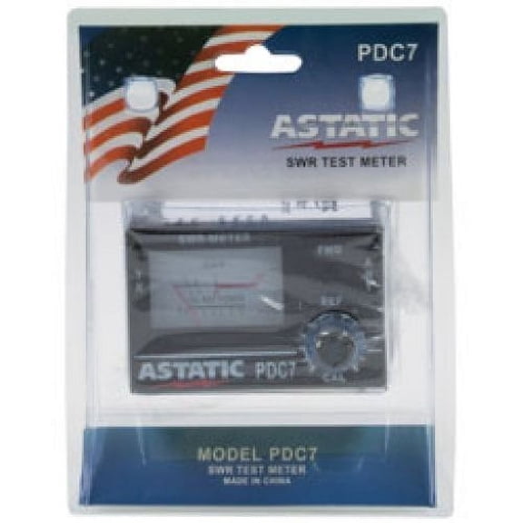 Astatic PDC7 SWR Meter with RF Power, Black, PDC7
