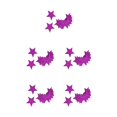 thumbnail image 3 of Yuarrent 1 Juego de decoraciones para fiestas colgante interior hogar estrellas accesorios de estrellas para diseño CBP333477, 3 of 5