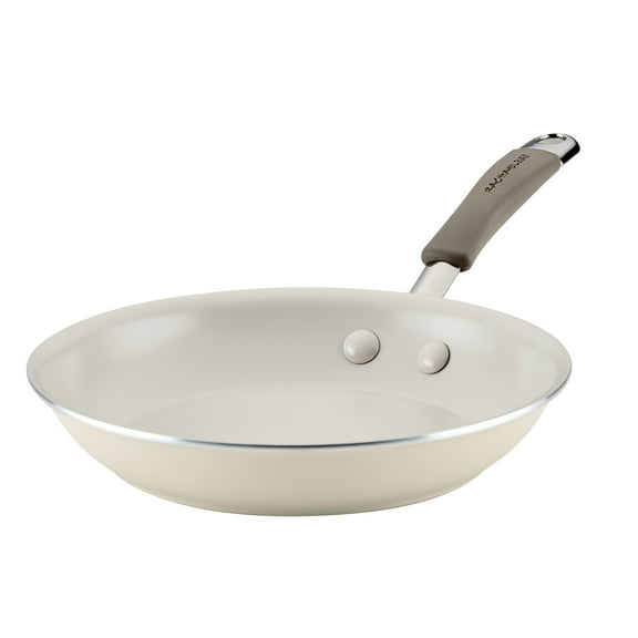 Rachael Ray Cucina 8.5 inch Ceramic Nonstick, Frying Pan, Almond