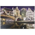 thumbnail image 2 of Northlight LED Lighted St. Michael's Bridge and Church Canvas Wall Art 15.75" x 23.5", 2 of 7