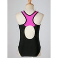 thumbnail image 6 of CHICTRY Girls Youth One-Piece Swimsuit Sleeveless Racer Back Surfing Diving Bodysuit Bathing Suit, 6 of 7