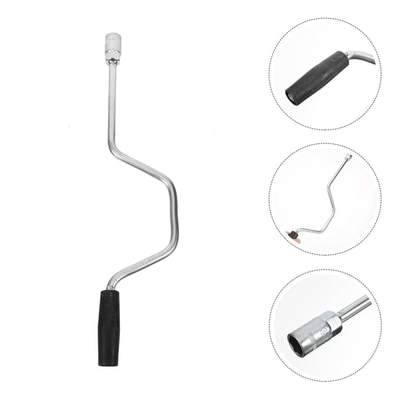 RUNROTOO 1Set Rv Drop Down Lifting Jack Handle for Camper Trailer Accessories Men and Women