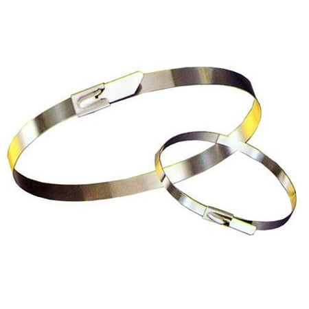 Morris Products 20942 Stainless Steel Ties 450 No. 3 3 In. L X.31W, Pack Of 100