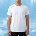 thumbnail image 3 of Enridrech Men's Big and Tall Tee Quick Dry Running Hiking Casual Summer Shirt Basic Crew Neck Tops Short Sleeve T Shirt, 3 of 6
