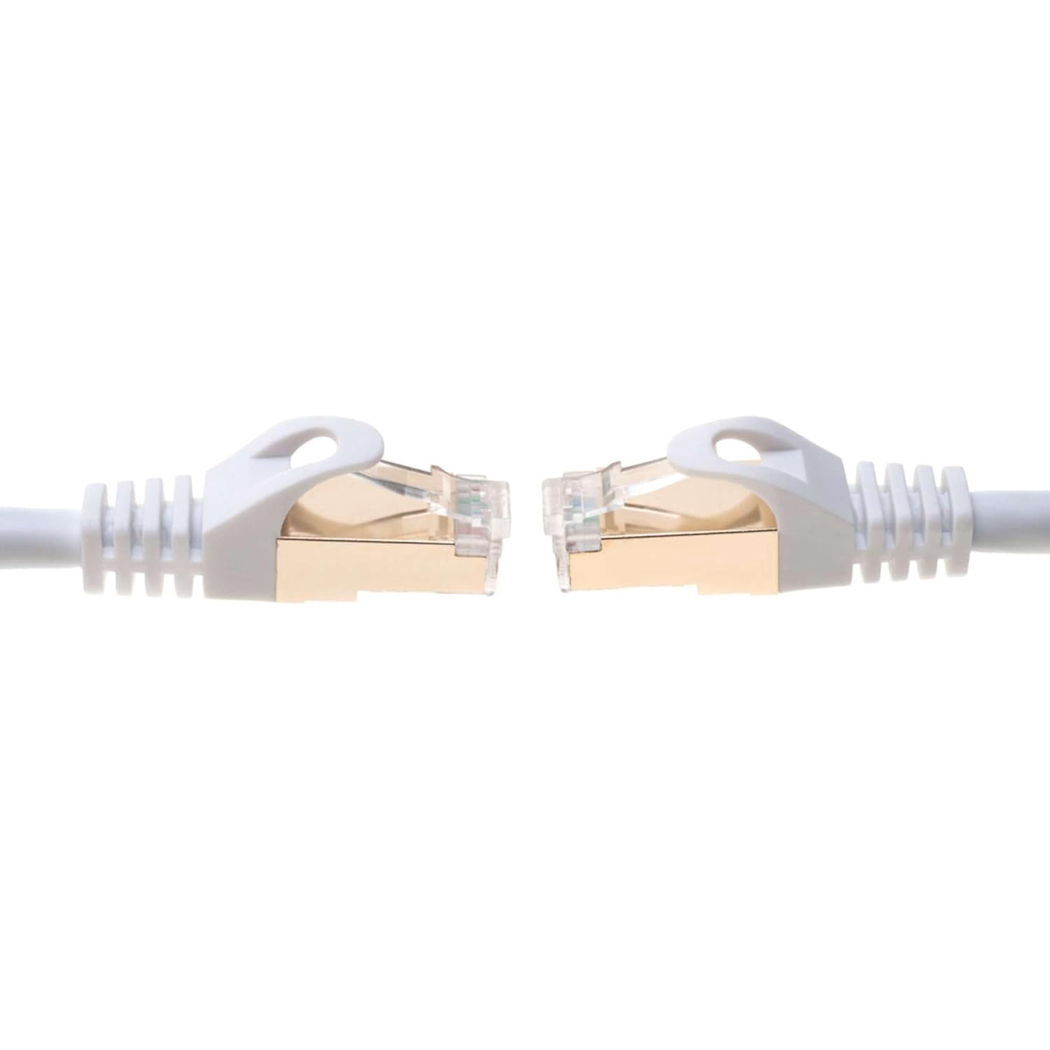 Cat7 Ethernet Cable 1 pack of 75FT Copper Shielded RJ45 Cord for Router, PC, Gaming, Servers, PoE Security Cameras, Smart TVs, 10Gbps 600MHz High-Speed Network Patch, White, Cables Direct Online