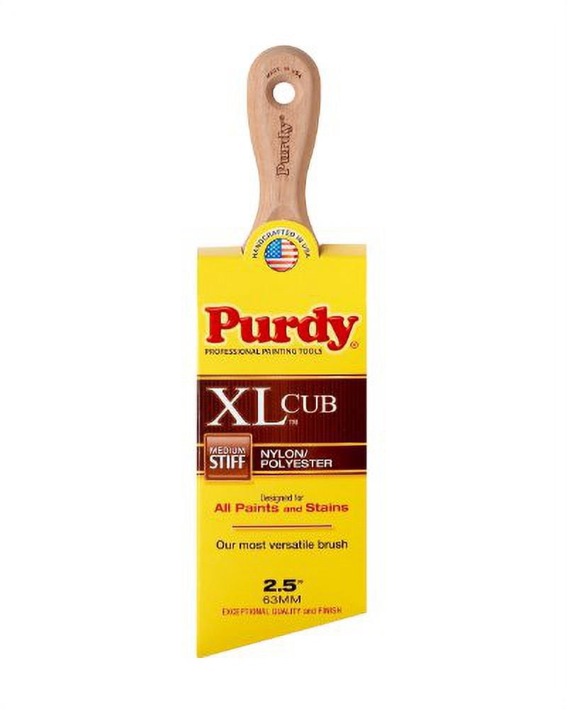 Genuine Purdy 6 Pack XL Cub Angular 2-1/2" Paint Brushes 144153325-6PK