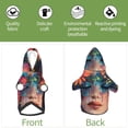 thumbnail image 6 of Cauagu Bohemian Colorful Flower Woman Pattern Winter Pet Hoodie Sweatshirts- Dog Hoodie Sweater with Leash Hole - Cute Dog Hoodie - Pet Clothes Puppy Cat Custume -X-Small, 6 of 8