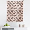 thumbnail image 1 of Aster Tapestry, Soft Toned Flower Leaf Botanical Beauty Essence Shabby Ornamental Motif, Fabric Wall Hanging Decor for Bedroom Living Room Dorm, 5 Sizes, Pale Peach Charcoal Grey, by Ambesonne, 1 of 1