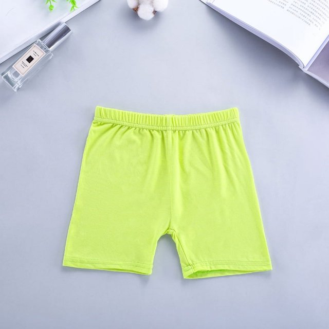 Pantalones de seguridad para niñas, pantalones cortos anti luz de color caramelo para niños, pantalones de seguridad para niñas, ropa interior de boxeo para bebés