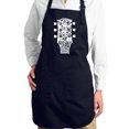 thumbnail image 1 of Full Length Word Art Apron - Guitar Head Music Genres, 1 of 2