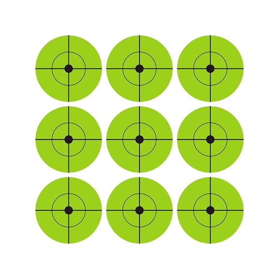 MidwayUSA Targets 2" Fluorescent Green 252PK