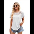 thumbnail image 2 of Camisas de Corta para Mujer, Blusas Elegantes de Encaje para Verano 2025, Camisetas Casuales de Moda, Blusas Bonitas para el Trabajo. S, 2 of 8
