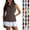 Brown, variant on Womens Golf Shirt Sleeveless 2026 Zip Up Polo Shirts for Women Collared Lightweight Tennis Athletic Sports Tank Tops Deep Red L