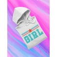 thumbnail image 3 of Girl Star Banner Hoodie Women -Image by Shutterstock, Female Small, 3 of 4