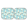 thumbnail image 5 of Lsque White Geese and Flower 2 PCS Windshield Sun Shade | CarFoldable Window Covers | Car Accessories Reflect UV for Universal Cars SUV Truck | Large, 5 of 7