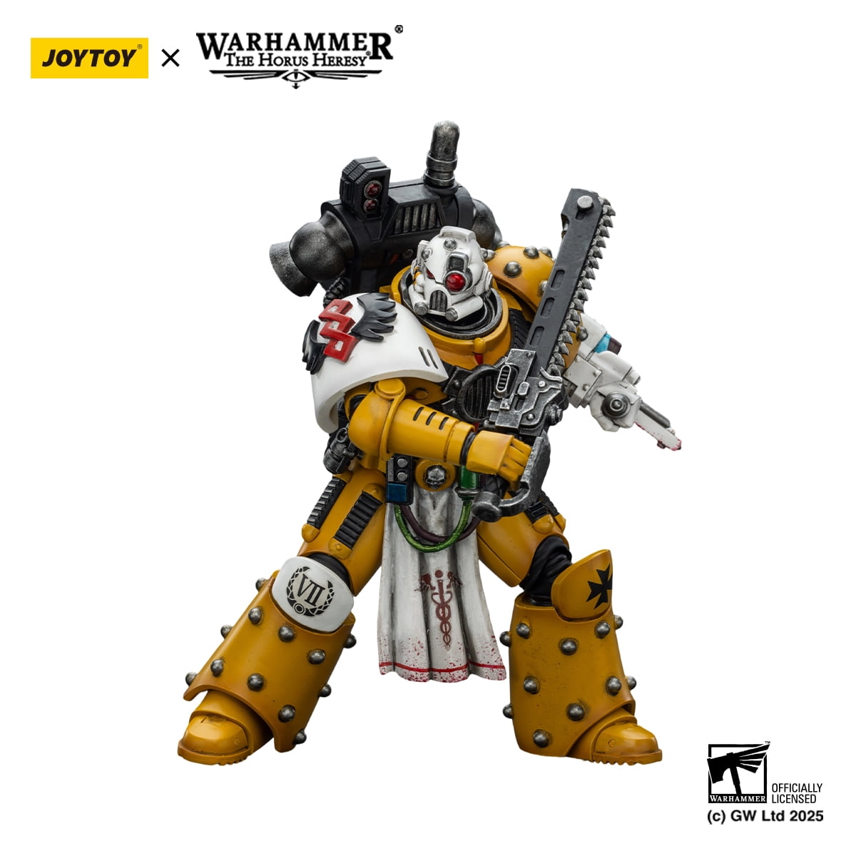 [IN STOCK] JOYTOY Warhammer 40K 1/18 Action Figures Imperial Fists Legion Apothecary Anime Military Model Toys Collectible