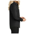 thumbnail image 3 of Yellow Rooster Womens Long Sleeve Easy Care Shirt Black/Light Stone XS, 3 of 6