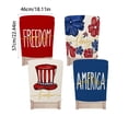 thumbnail image 3 of Independence Day Chair Covers Set Of 4 Memorial Day 4th Of July Decorations For Home Kitchen Dining Party Holiday Decor, 3 of 6