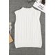 thumbnail image 4 of ABPHQTO Chaleco tipo suéter tejido con cuello alto para mujer, 4 of 5