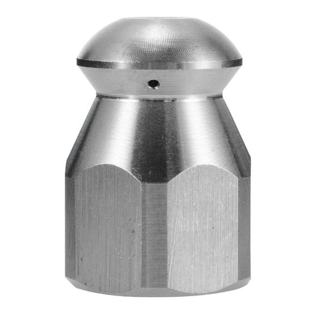 Boquilla de chorro de manguera de drenaje de 1/4 ", limpieza de tuberías, herramienta de jardín 1 Delantero 3 Trasero shamjiam Boquilla de chorro de alcantarilla